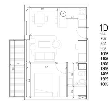 Apartamento inteligente diseñado para funcionar a través del celular (en venta en pozo) - Imagen 8