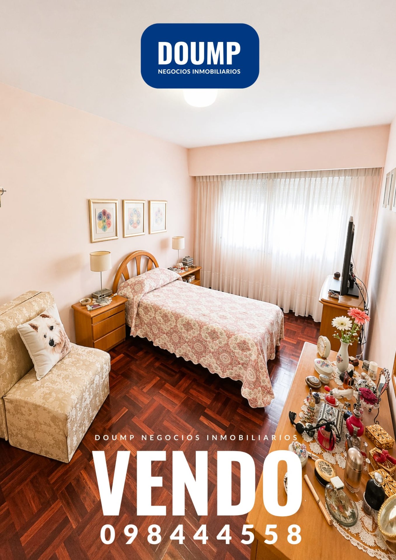 Punta Carretas, 4 dormitorios, 2 baños y cochera - Imagen 5