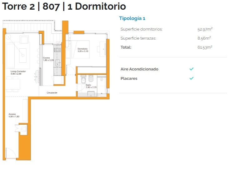 1 dormitorio en Distrito M, renta activa - Imagen 3