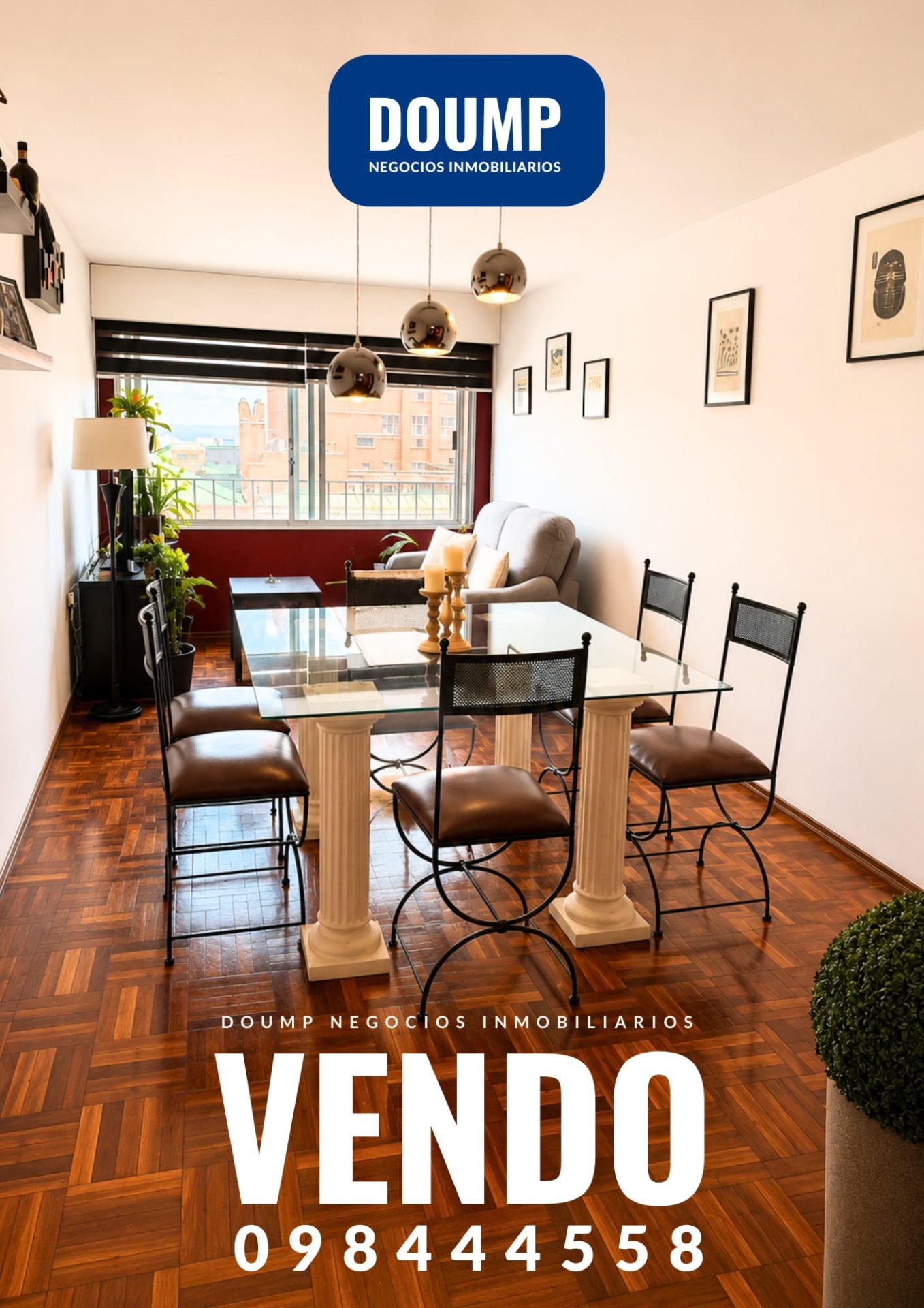 Centro de Montevideo, 3 dormitorios y 2 baños